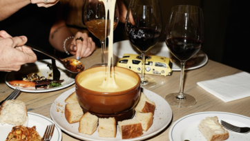 Fondue im Restaurant