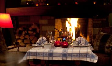 Das Kaminzimmer im Hotel Kristiania, Bild 2