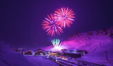 Neujahrsfeuerwerk Zürs