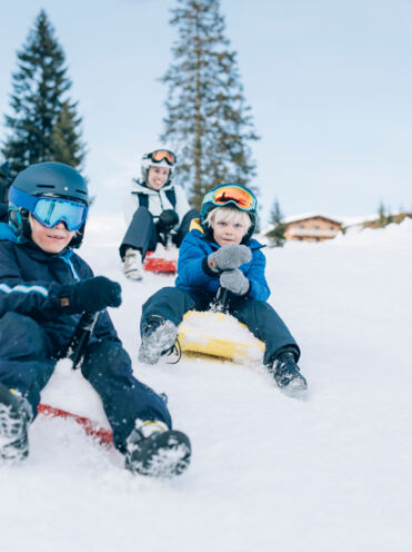 Zipfelbob in Lech Z&Atilde;&frac14;rs