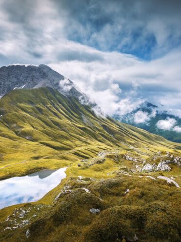 Monzabonsee und Rauhkopfscharte