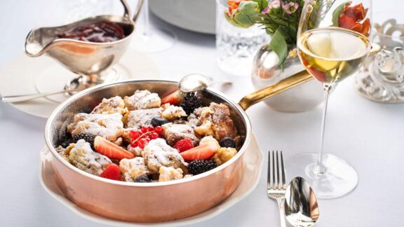 Kaiserschmarren in der Krone-Stuben in Lech Kaiserschmarren in der Krone-Stuben in Lech