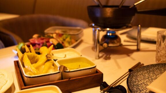 Fondue-Stube in der Krone von Lech Fondue-Stube in der Krone von Lech
