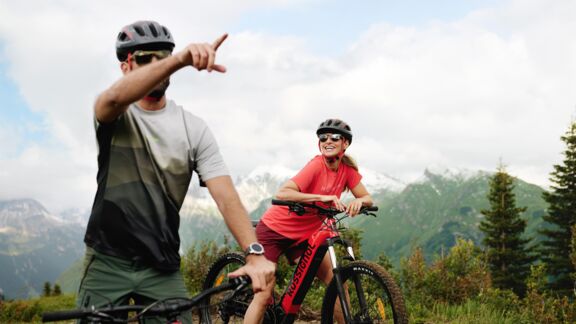 Bike-Ausflug in Lech am Arlberg