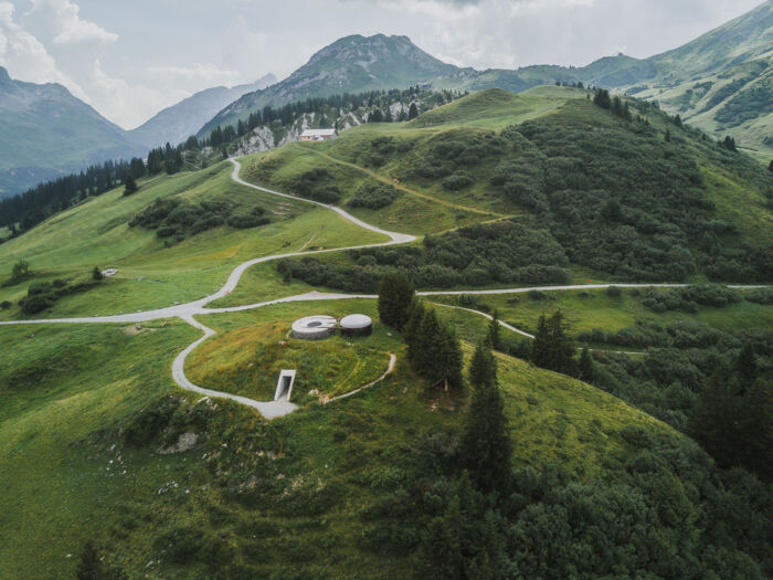 Skyspace-Lech in Oberlech
