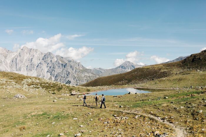 Die Hochgebirgslandschaft am Arlberg