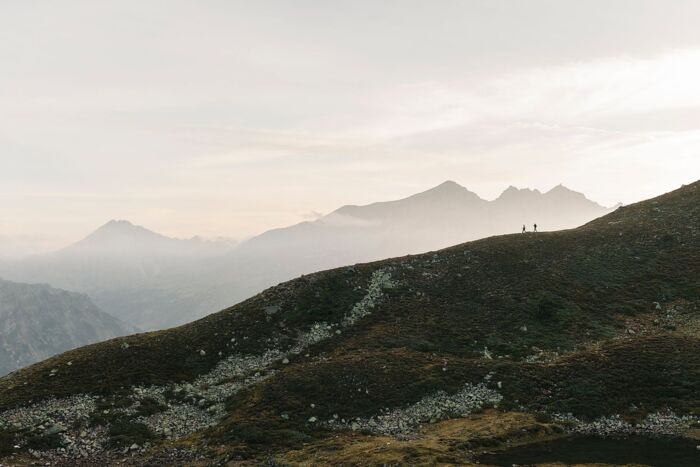 Morgenstimmung am Berggeistweg.