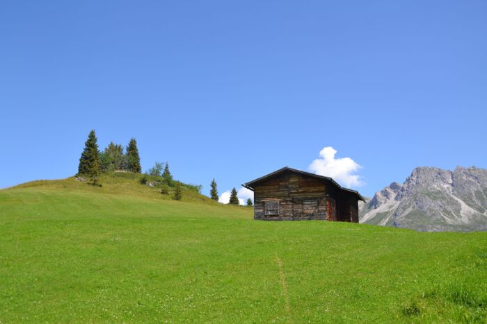 Blick zu Tannegg