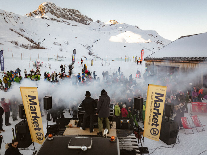 DJ Event Party im Skigebiet