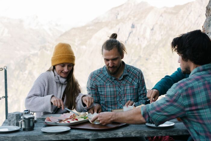 Pause auf der KaltenberghÃ¼tte