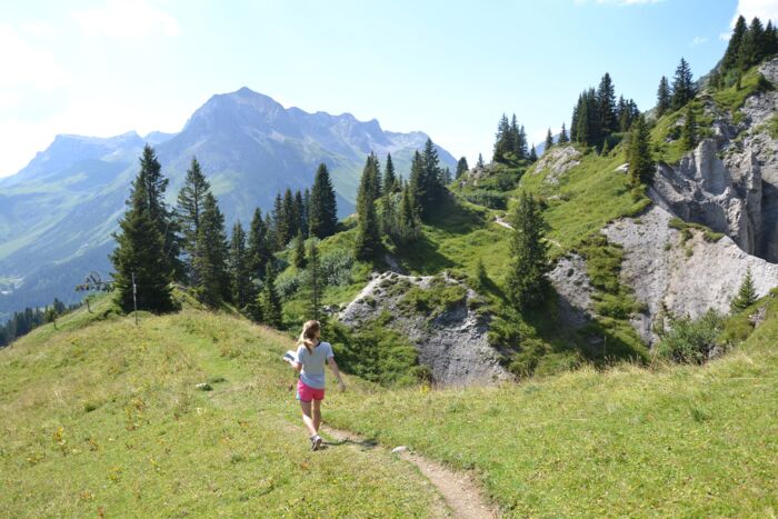 Durch die GipslÃ¶cher von Oberlech