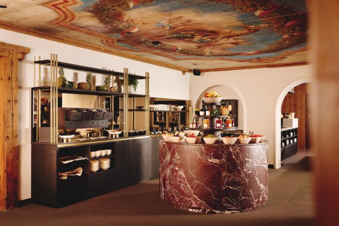 FrÃ¼hstÃ¼cksbuffet Burg Hotel Lech am Arlberg