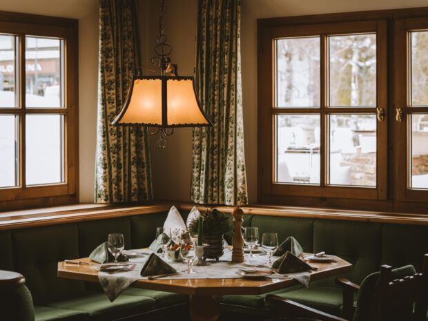 Hotel Post gedeckter Tisch