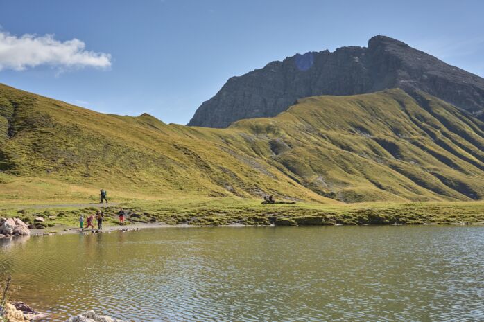 Monzabonsee mit Rüfispitze im Hintergrund
