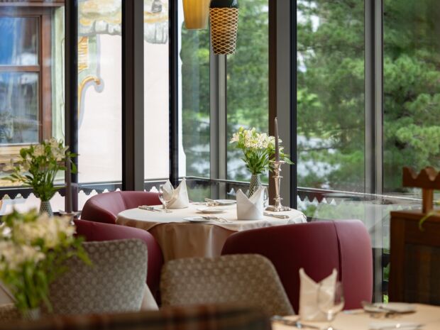 Speisesaal im Hotel Post Panoramarestaurant