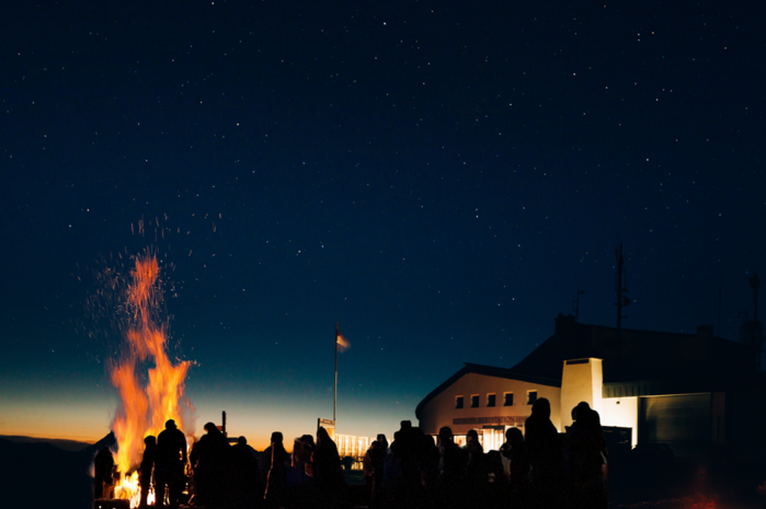 Sonnwendfeuer in Lech