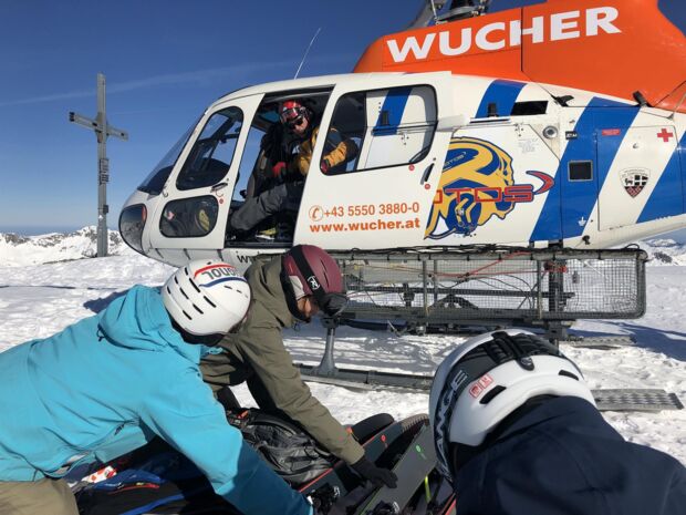 Heliskiing