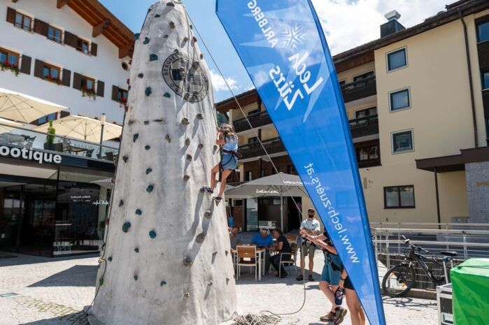 Kletterturm Dorffest Lech