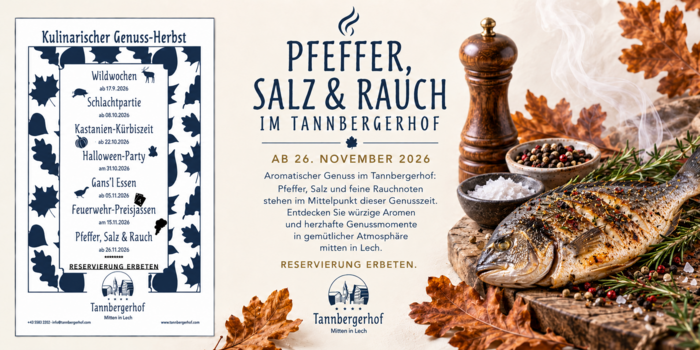 Pfeffer, Salz, Rauch