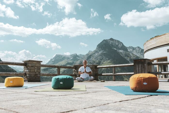 Yoga im Hotel Goldener Berg