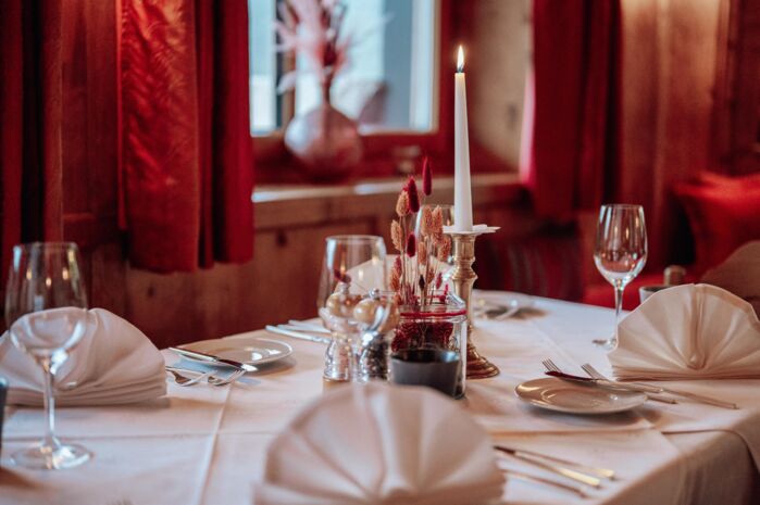 gedeckter Tisch Johannesstübli