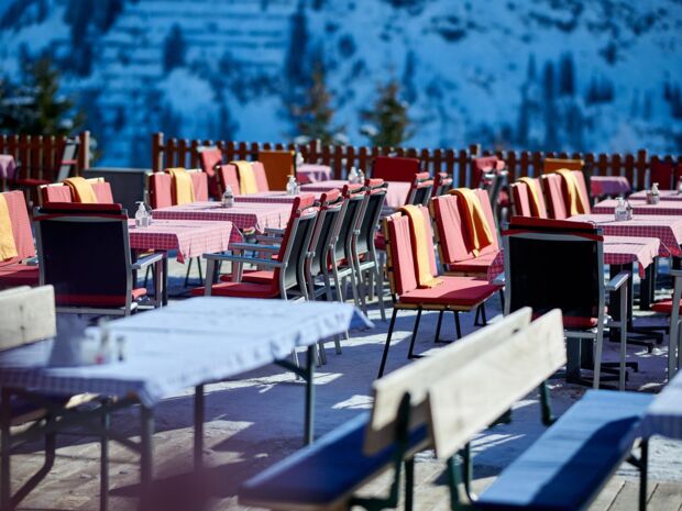 sun terrace Oberlech