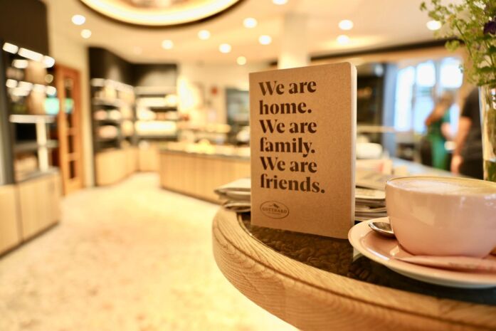 Cafe Gotthard innen neu gestaltet