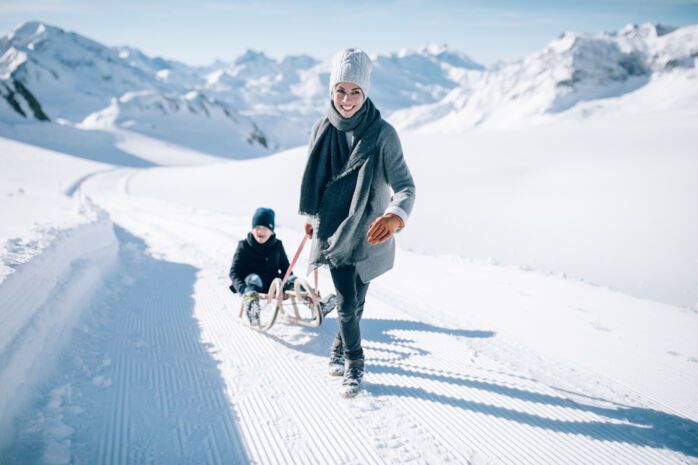 Winterwandern-Rüfikopf-Panoramaweg-Rodel