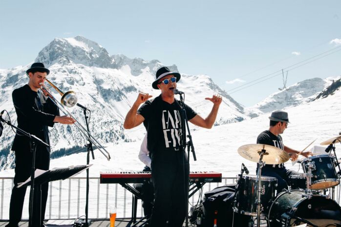 Musik auf der Rud Alpe, Lech Winter