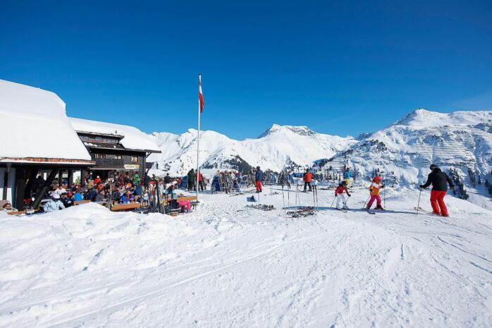 Sonnenterrasse Hotel Salome Oberlech