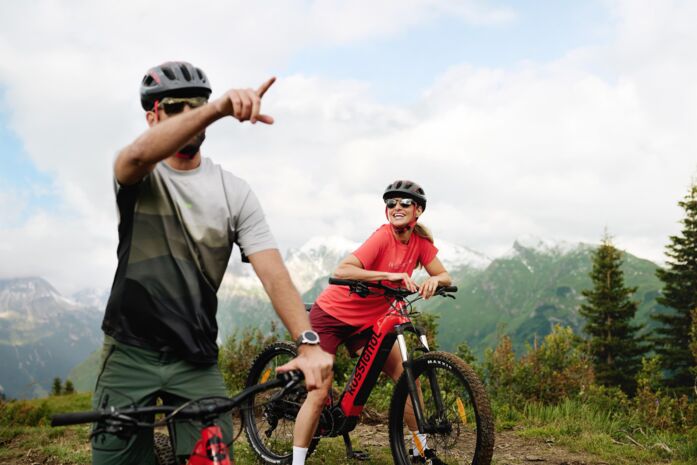 Bike-Ausflug in Lech am Arlberg