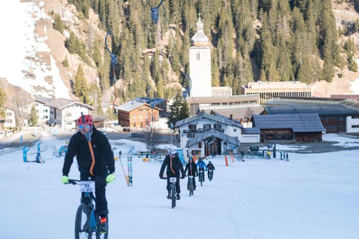 Mountainbike Rennteilnehmer