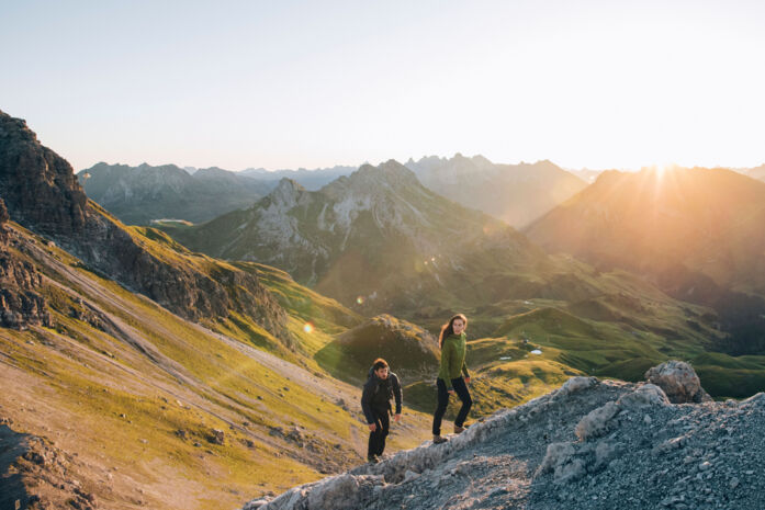 Alpines Wandern in Lech Zürs