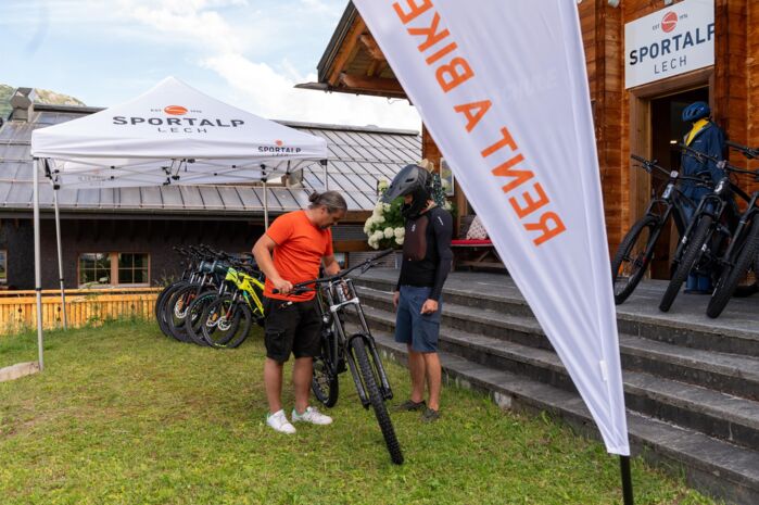 Bikeverleih Waldhart Oberlech