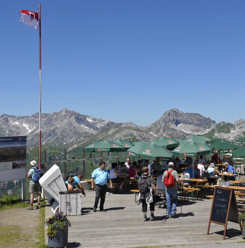 Terrasse Rüfikopf Terrasse Rüfikopf
